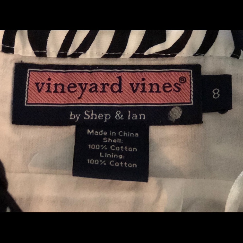 Vineyard Vines sailboat dress Navy/Wht - Picture 5 of 8